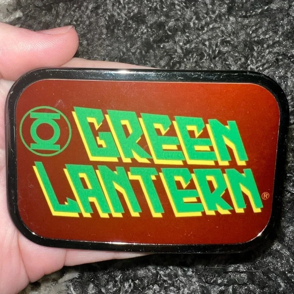 DC Comic “Green Lantern” Text Belt Buckle